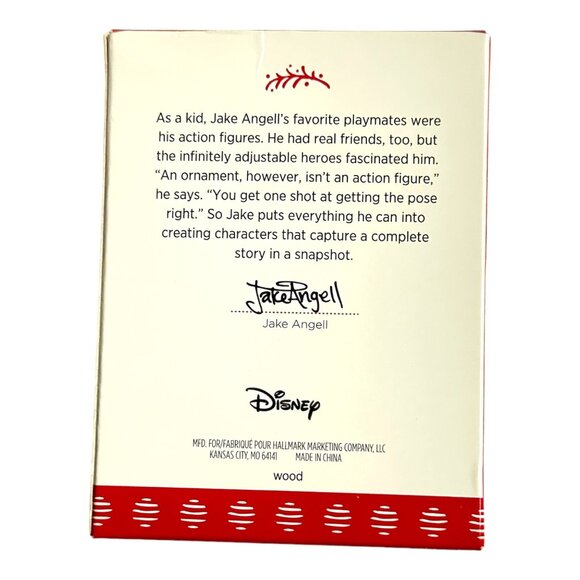 2017 Mickey Mouse Keepsake Ornament Hallmark Wooden NIB - Picture 2 of 4